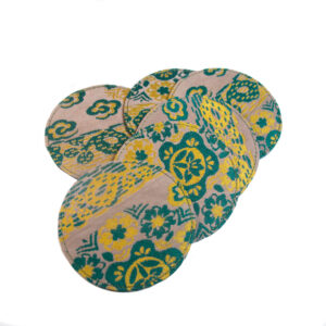 Japanese Kimono Coasters Set