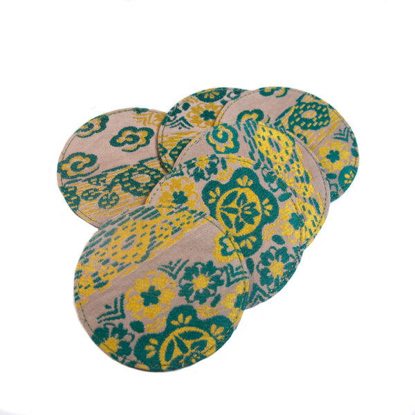 Japanese Kimono Coasters Set